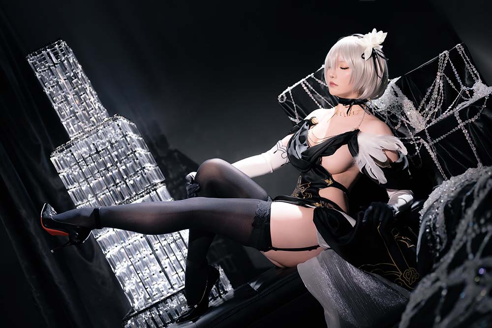 星之迟迟 – 尼尔-2B同人礼服 Cosplay-第2张