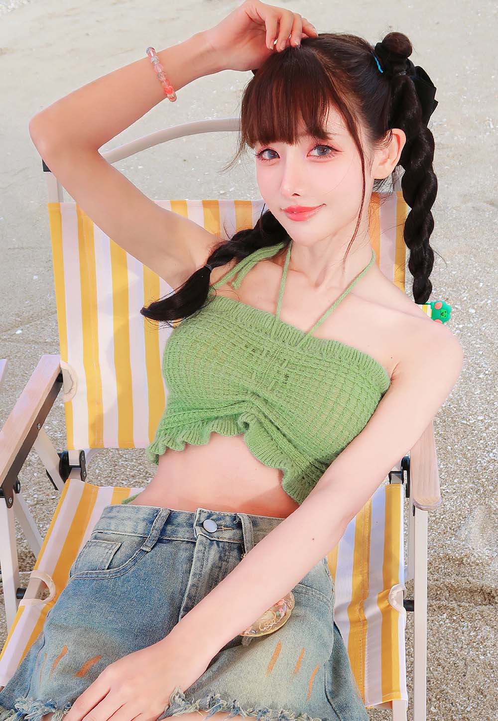 紫氯氯 – 蓝色假期 Cosplay-第1张