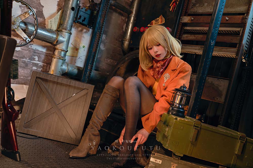 咬一口兔娘 – 生化危机4重置版 阿什莉 Cosplay-第1张