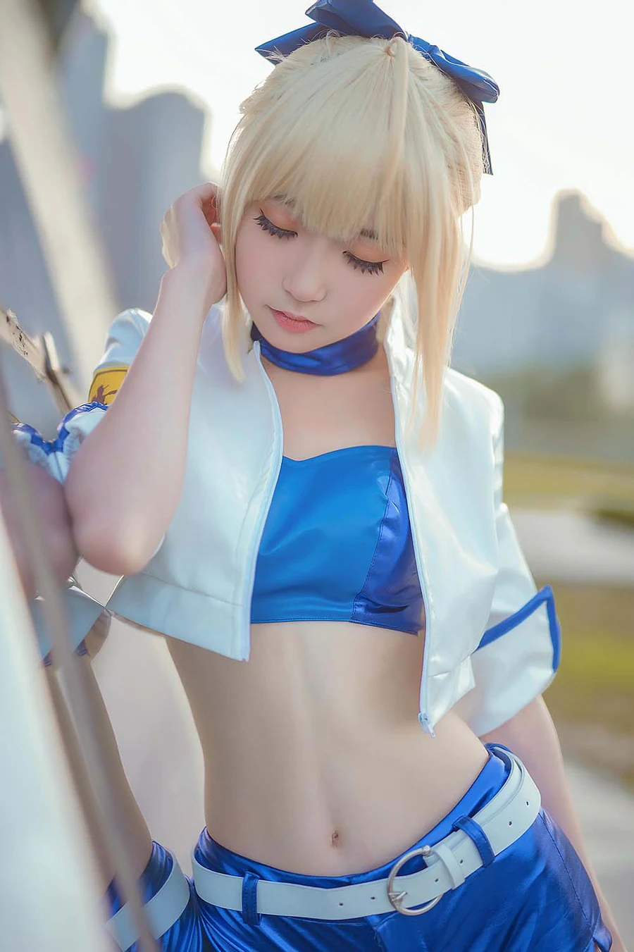 这个泡泡就是逊啦 – 阿尔托莉雅赛车服 Cosplay-第1张