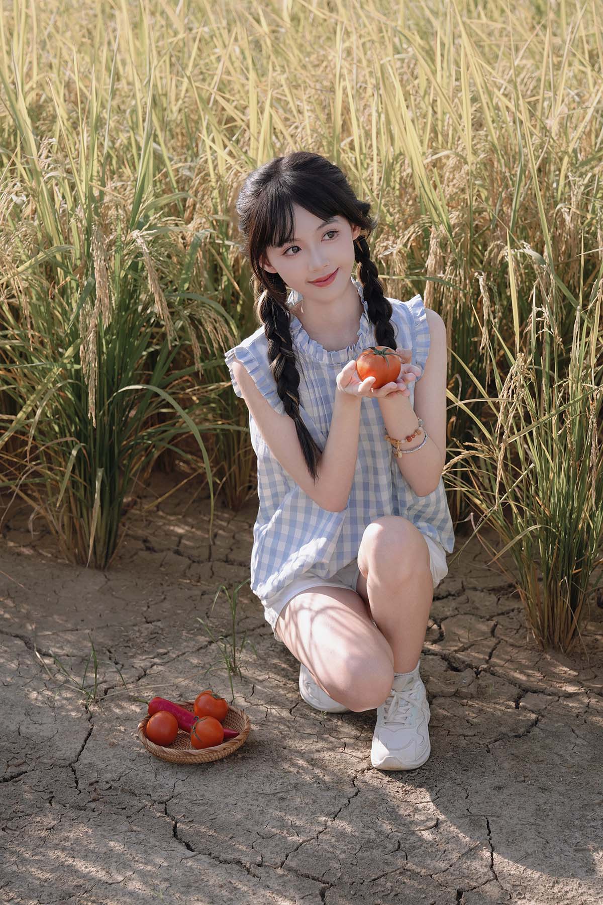 [YITUYU艺图语]2024.12.14 花田稻香，少女轻颜 小乐 YITUYU艺图语-第1张