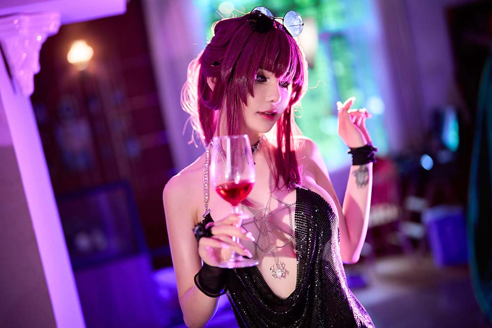 JOYCE – Kafka Black Prom (Honkai Star Rail) Cosplay-第2张