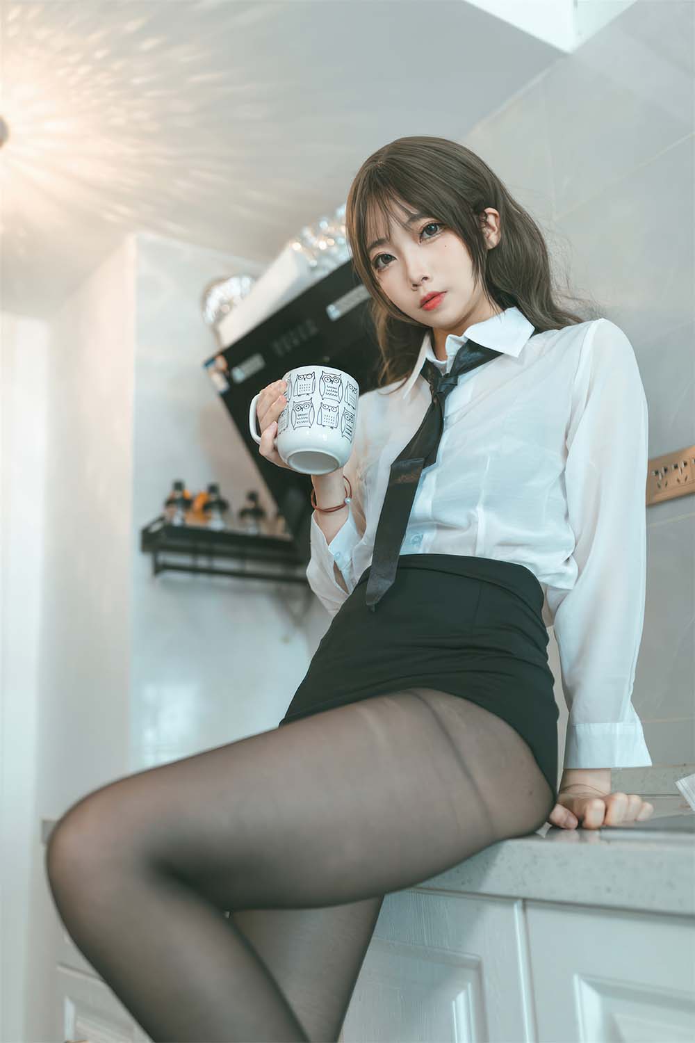 杏仁曲奇 – OL额外时间 Cosplay-第1张