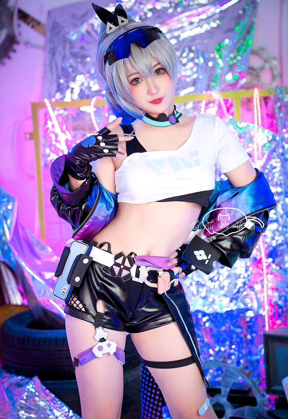 喵喵的喵吖 – 星穹铁道银狼 Cosplay-第1张
