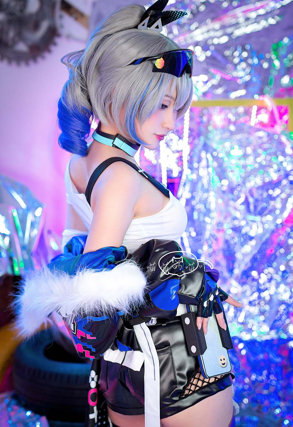 喵喵的喵吖 – 星穹铁道银狼 Cosplay-第2张