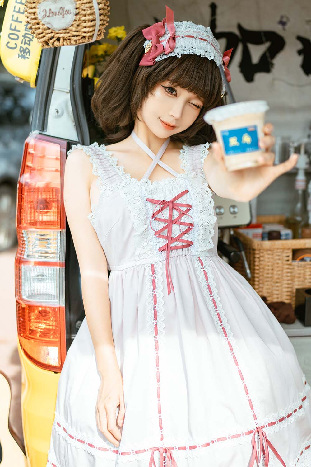 蠢沫沫 – 可以陪我喝一杯咖啡吗 Cosplay-第1张