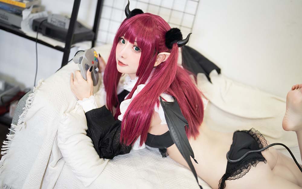 紫氯氯 – 利兹小恶魔 Cosplay-第1张