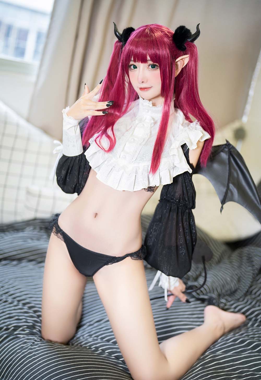 紫氯氯 – 利兹小恶魔 Cosplay-第2张