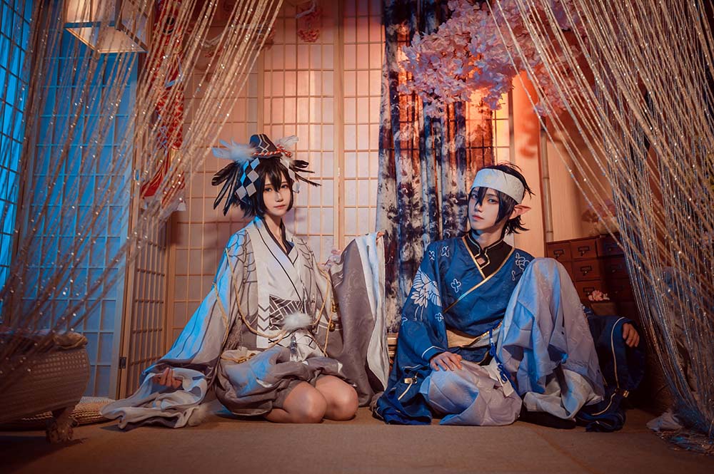 妖君白研 – 凹凸世界雷狮和风雷卡 Cosplay-第2张