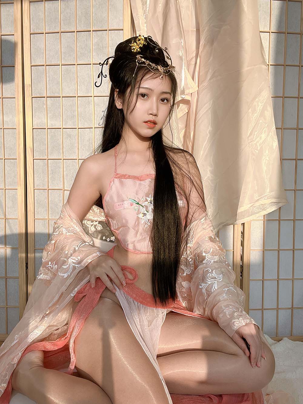 不呆猫 – 宫廷仕女 Cosplay-第1张
