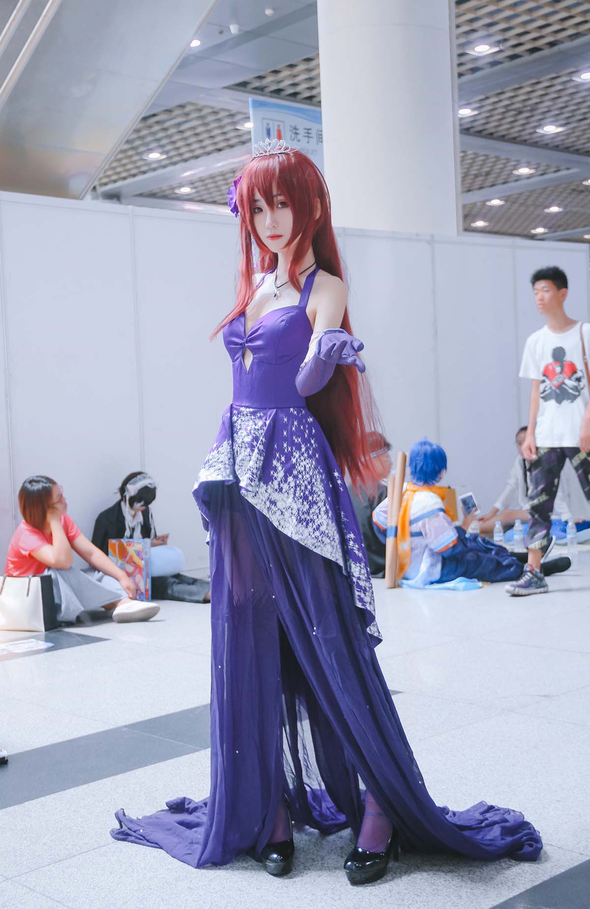 妖君白研 – FATE GRAND ORDER COS FGO漫展场照斯卡哈 Cosplay-第1张