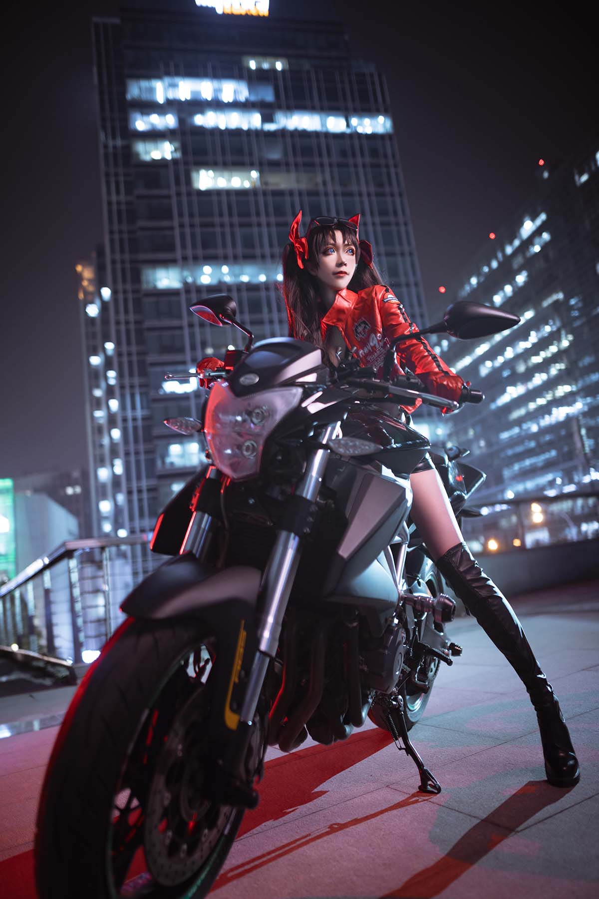 sakiiii翎柒 – 机车凛 Cosplay-第2张