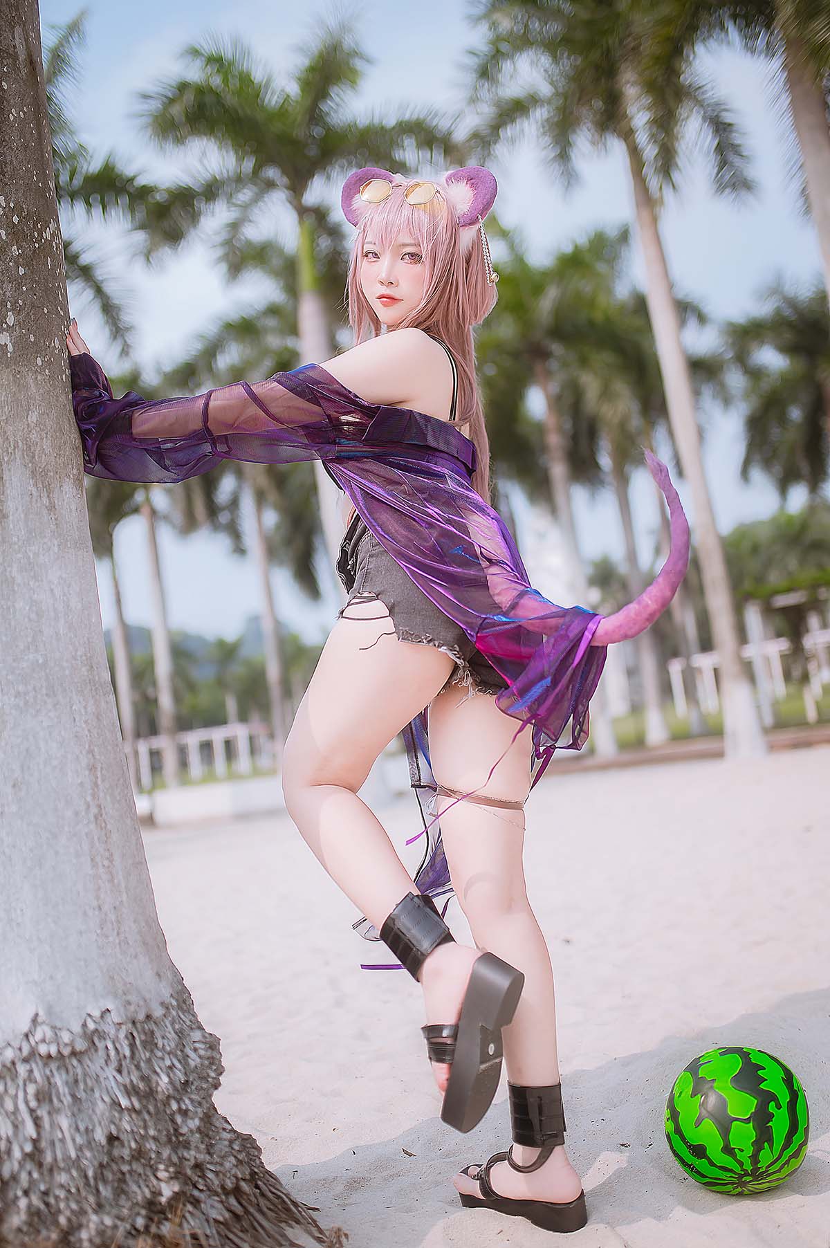 二佐Nisa – 泰拉夏日纪事 佐佐林雨霞 Cosplay-第1张