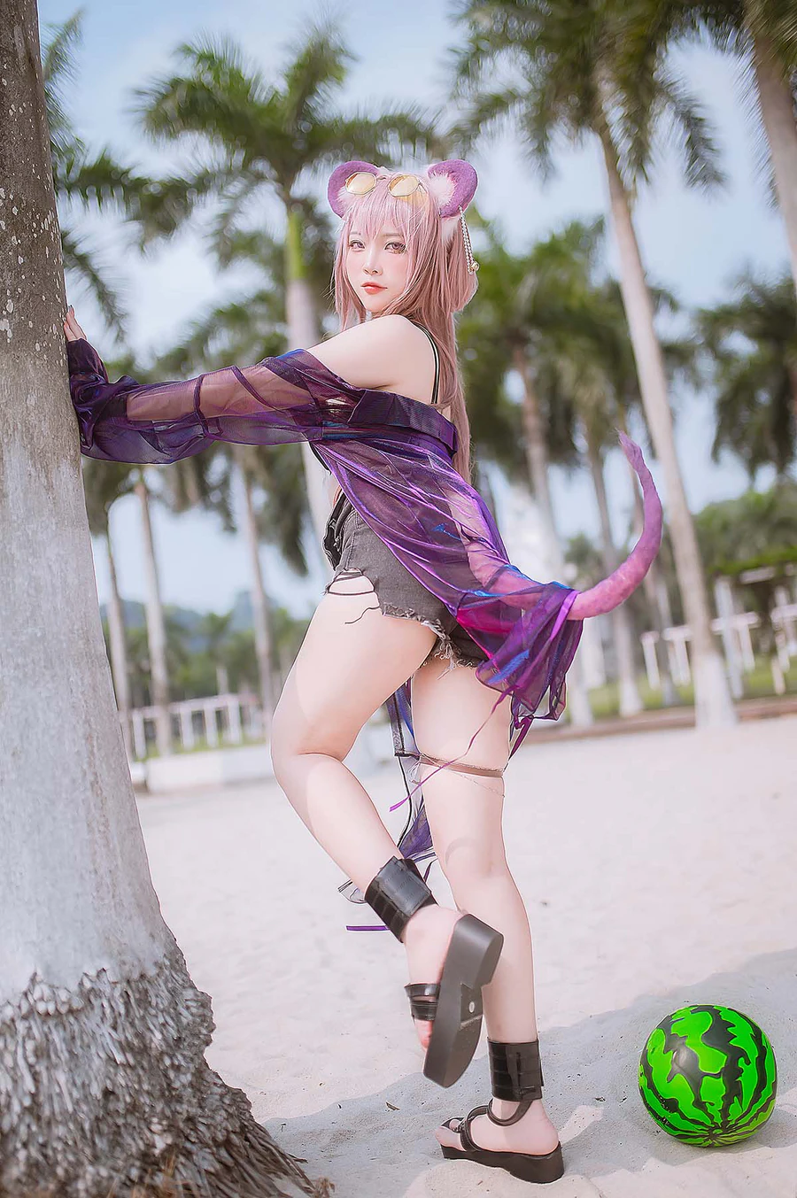 二佐Nisa – 泰拉夏日纪事 佐佐林雨霞 Cosplay-第1张