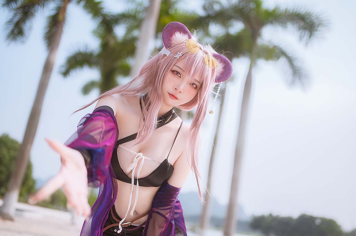 二佐Nisa – 泰拉夏日纪事 佐佐林雨霞 Cosplay-第2张