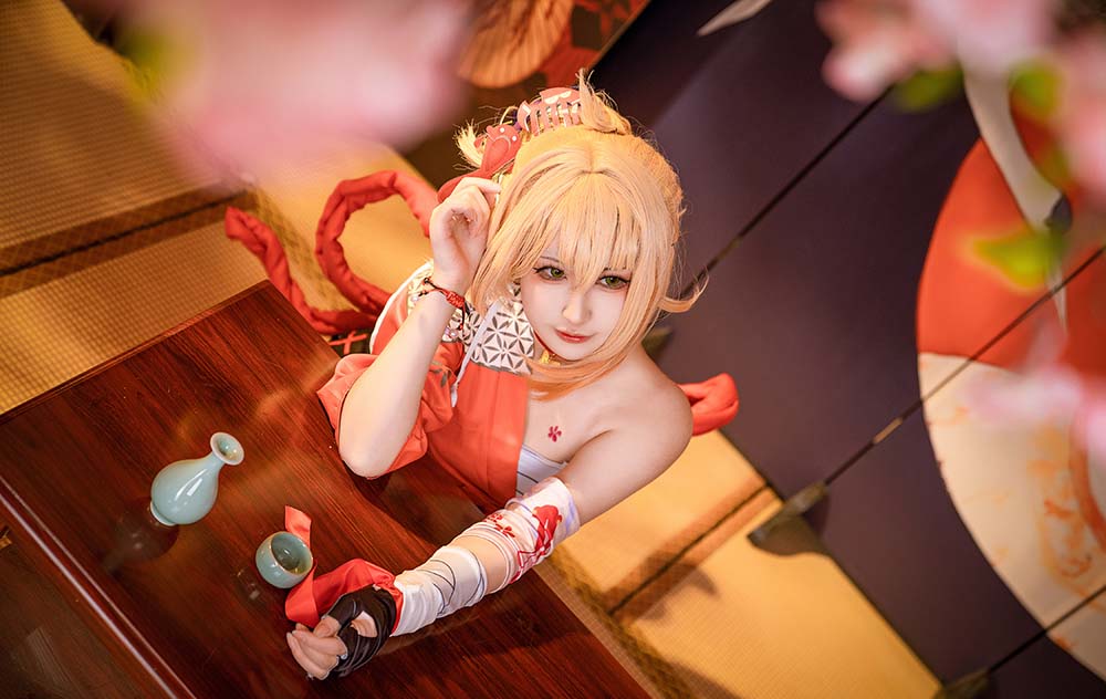 喵喵的喵吖 – 原神宵宫 Cosplay-第1张