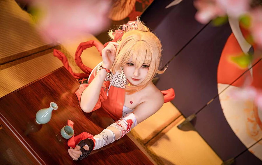 喵喵的喵吖 – 原神宵宫 Cosplay-第1张