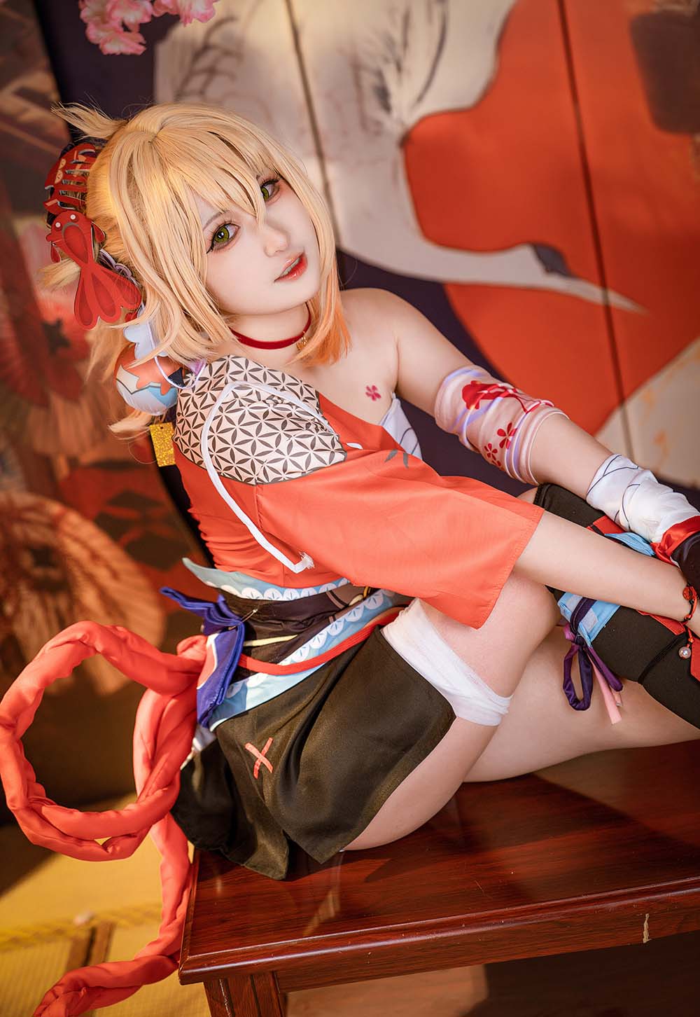 喵喵的喵吖 – 原神宵宫 Cosplay-第2张