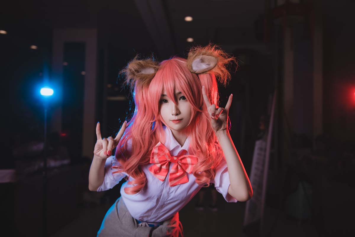 妖君白研 – FATE GRAND ORDER COS FGO玉藻前 Cosplay-第2张