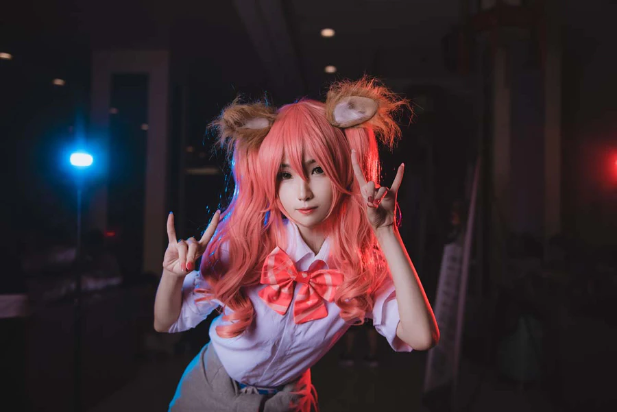 妖君白研 – FATE GRAND ORDER COS FGO玉藻前 Cosplay-第2张