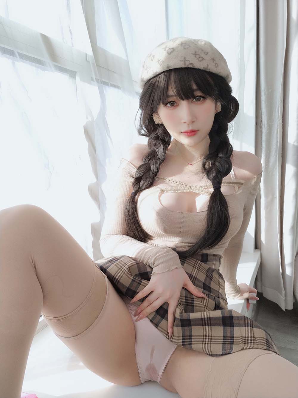 白银 – 隣人の妹 Cosplay-第2张