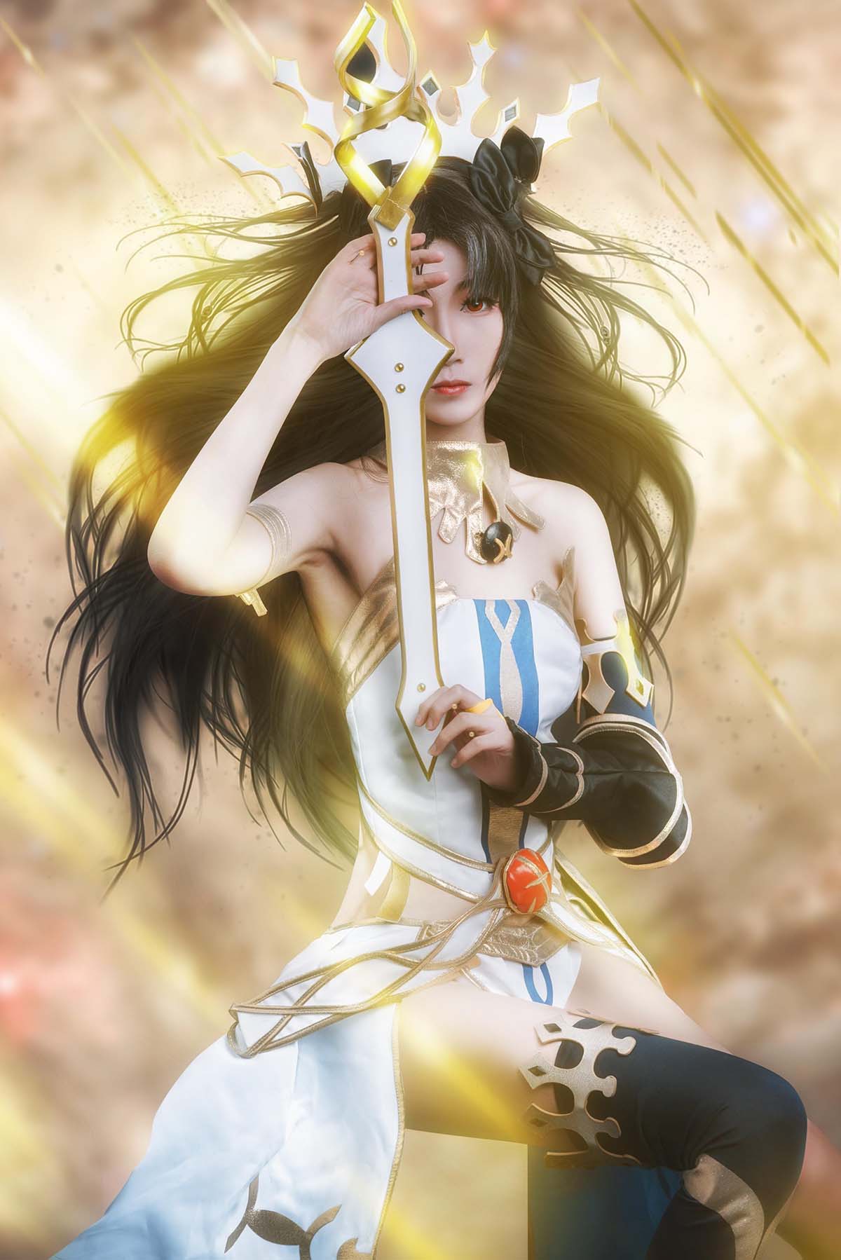 妖君白研 – FATE- GRAND ORDER FATE美少女弓凛 Cosplay-第1张