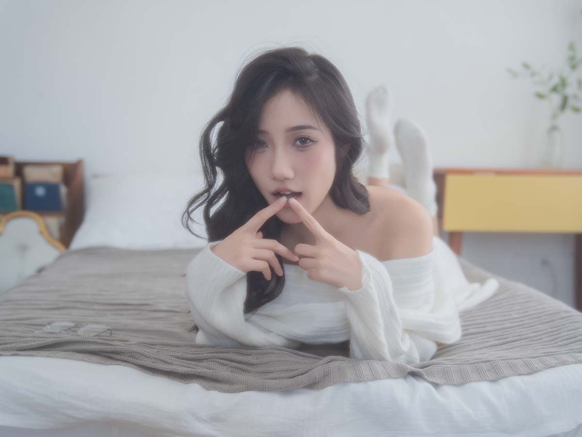 [YITUYU艺图语]2025.01.19 白色毛衣 o1ne万 YITUYU艺图语-第1张