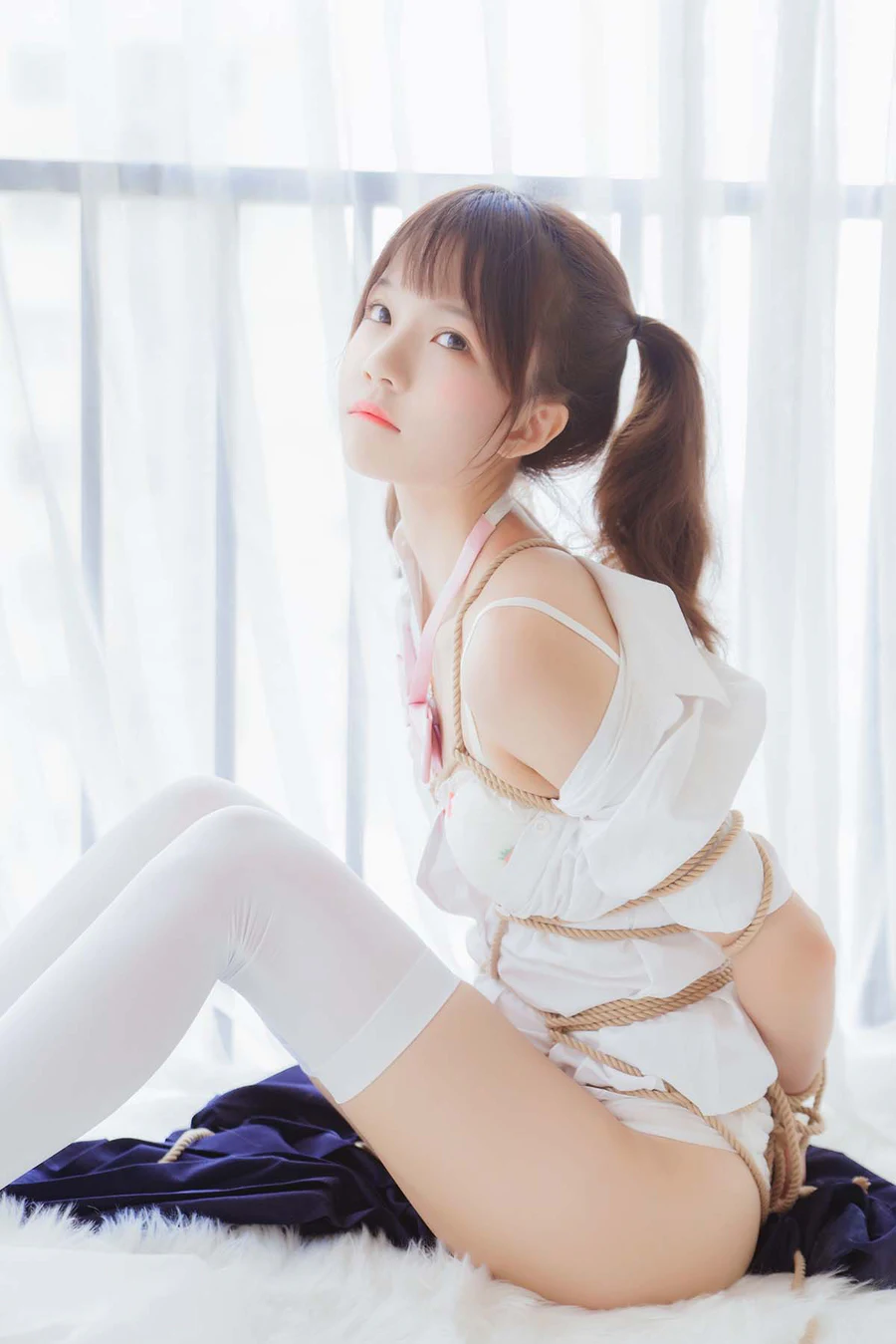 桜桃喵 – 捆绑 Cosplay-第1张