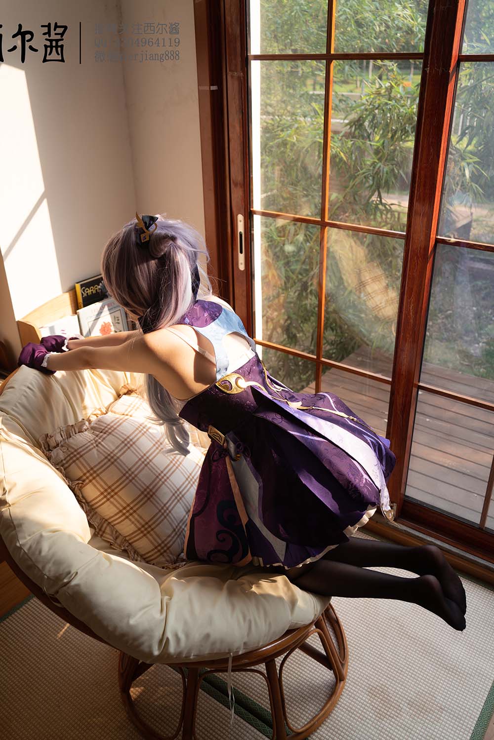 西尔酱 – 刻晴腿 Cosplay-第1张