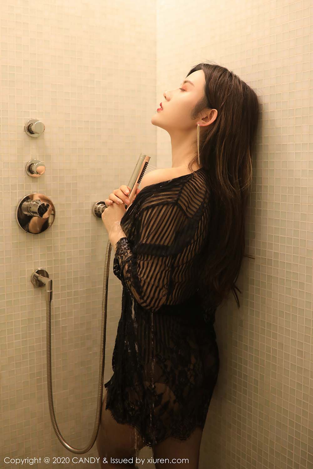 [Candy网红馆]CD20200331VOL0078 2020.03.31 VOL.078 湿身乳贴 Cris_卓娅祺 Candy糖果画报-第1张