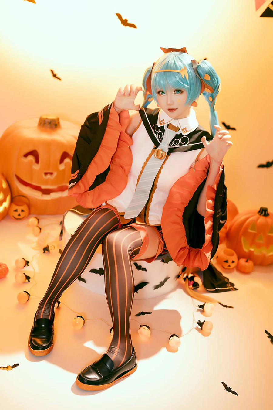 星之迟迟 – 初音未来万圣节 Cosplay-第1张