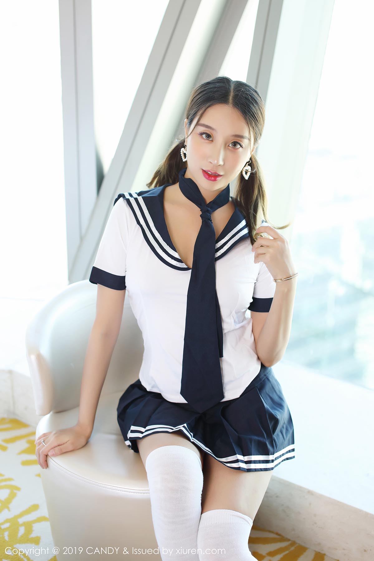 [CANDY网红馆]CD20190712VOL0073 2019.07.12 VOL.073 清纯学生与丁字裤 筱慧 Candy糖果画报-第1张