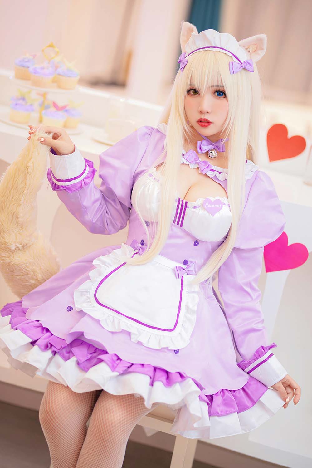 貓田聖奈奈(桃之啾啾) – 椰子 Cosplay-第1张