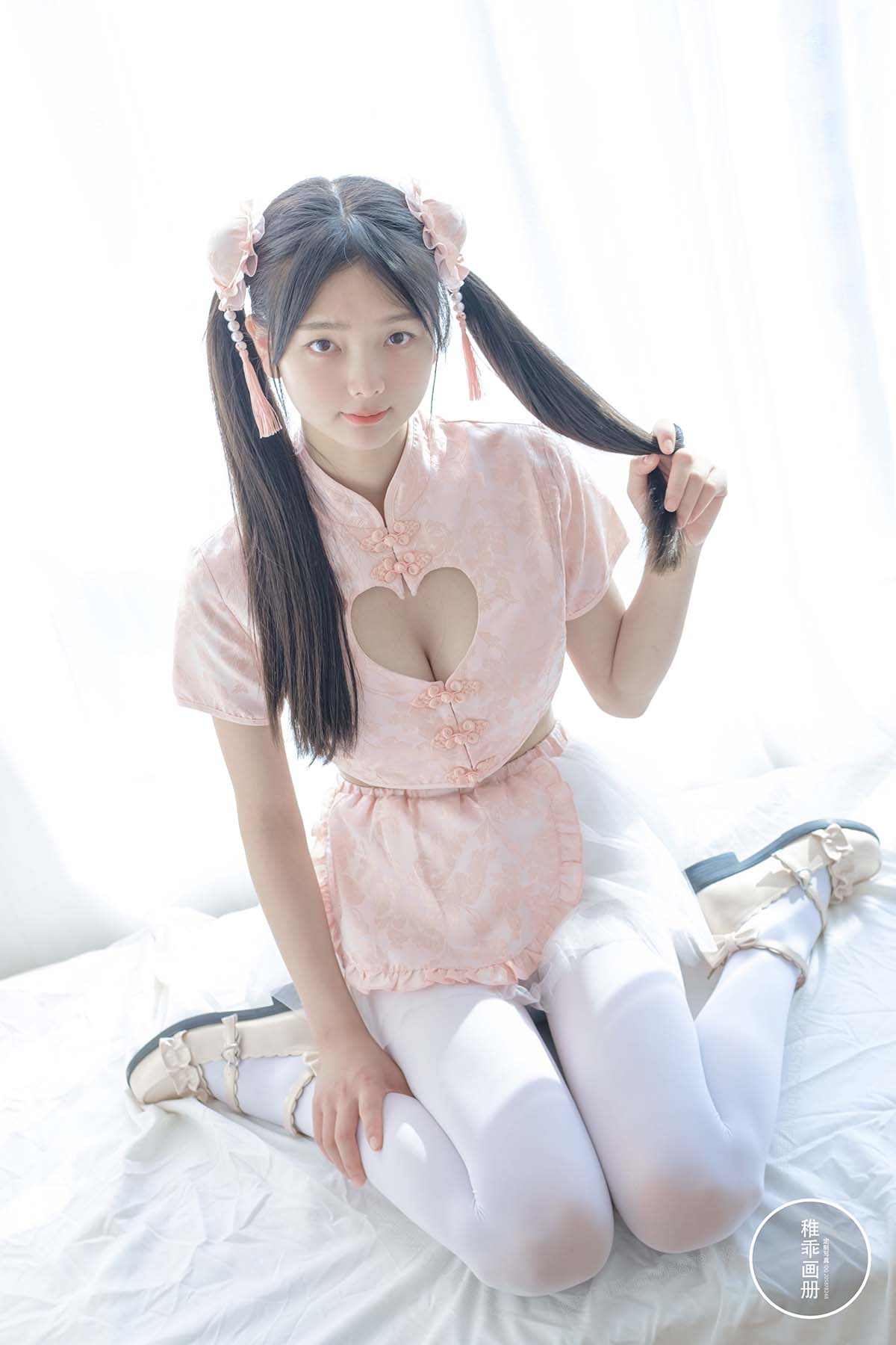 柴系小乖(稚乖画册) – 晴空 赤西夜夜 白丝 Cosplay-第1张