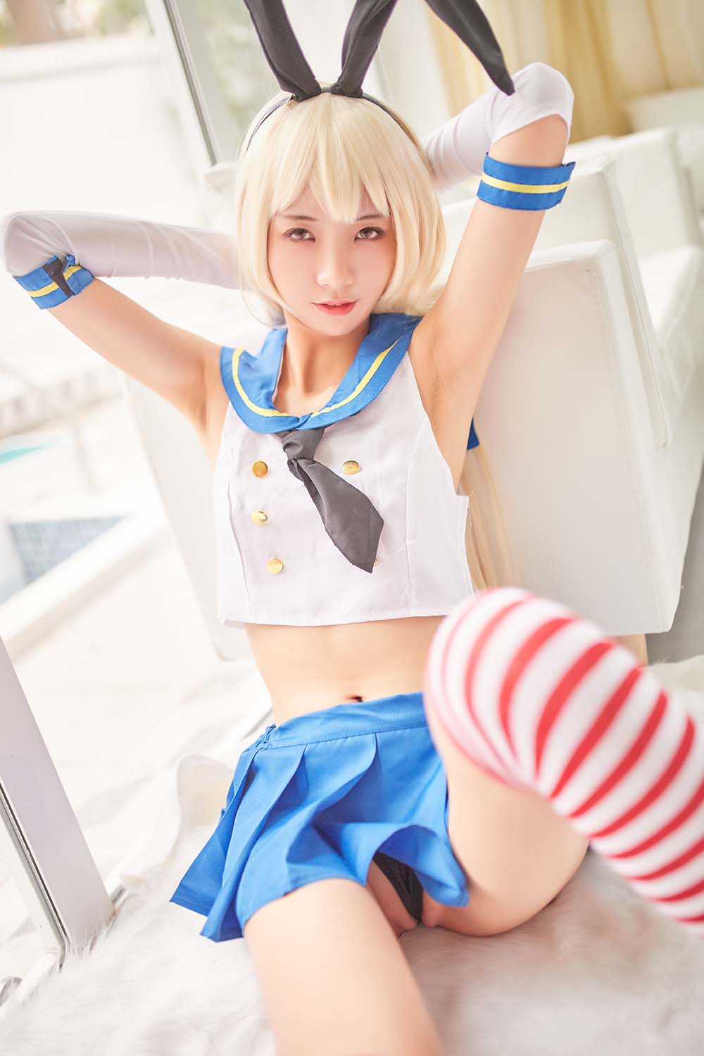 西瓜 – 舰队少女 兔女郎 Cosplay-第1张