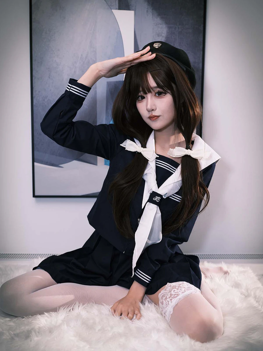 [YITUYU艺图语]2025.02.02 女水手的假日 深蓝白丝版 孟程程 YITUYU艺图语-第1张