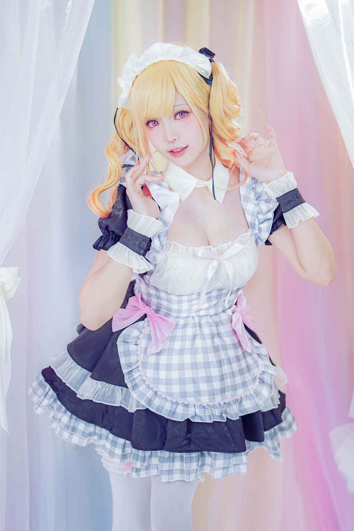 Ely_eee(ElyEE子) – Marin Kitagawa Maid Cosplay-第1张