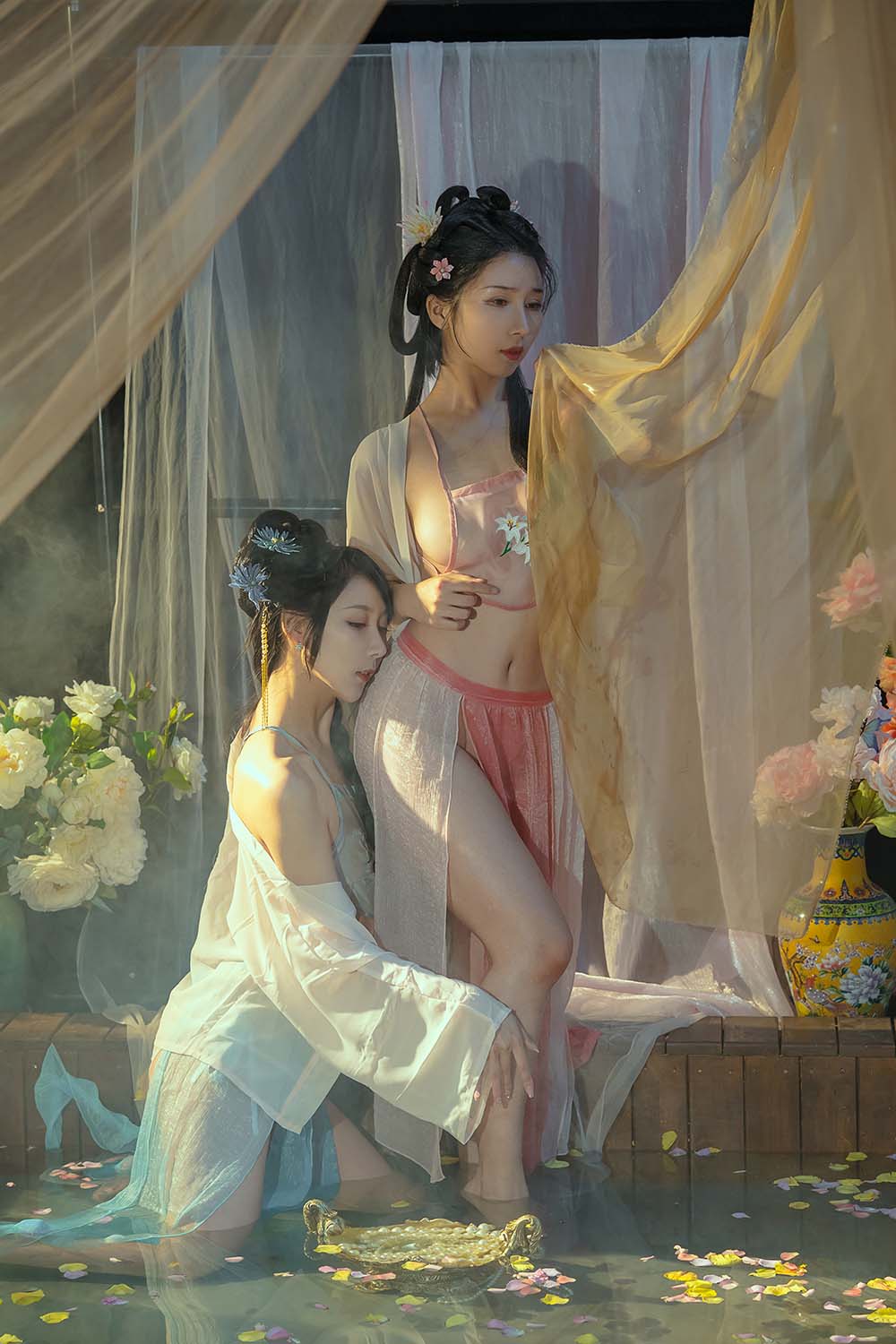云溪溪 – 奶桃 水池 Cosplay-第1张