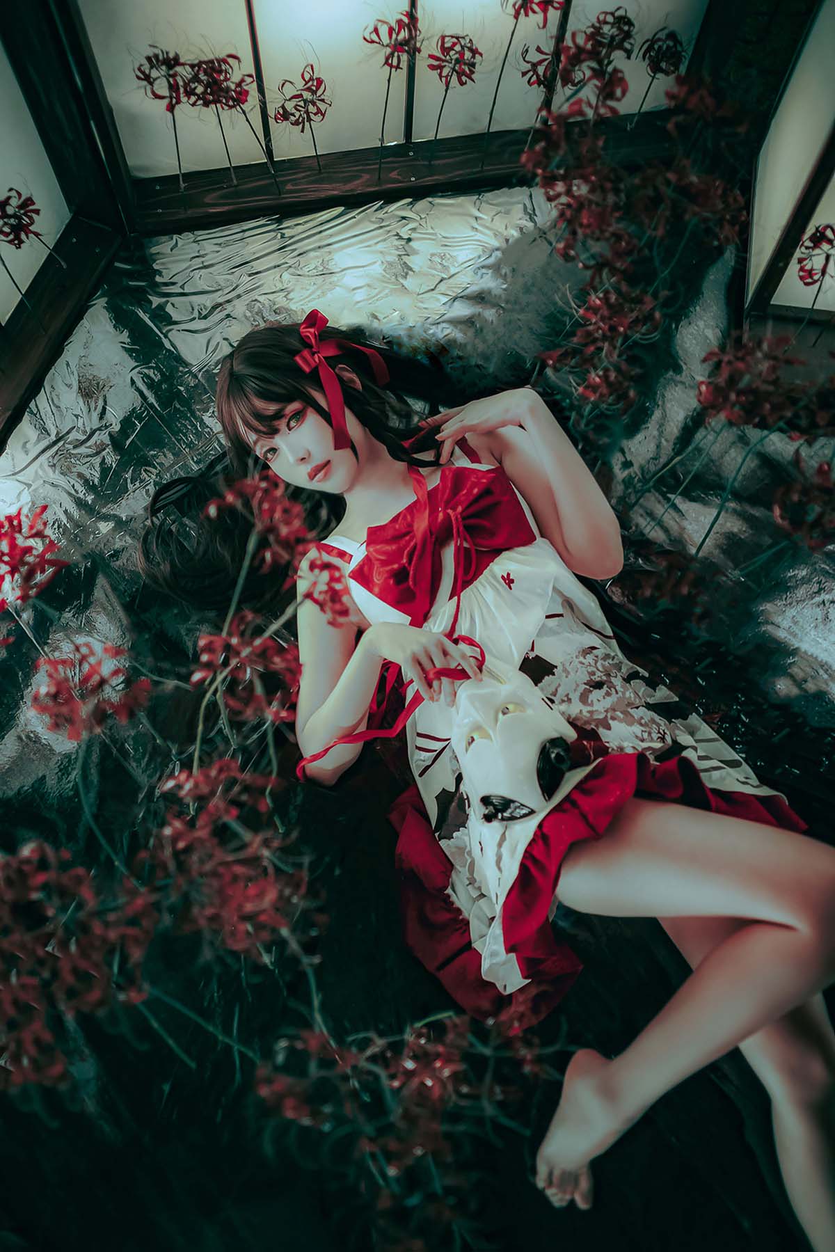 Ely_eee(ElyEE子) – Oni Higanbana 鬼面彼岸 Cosplay-第1张