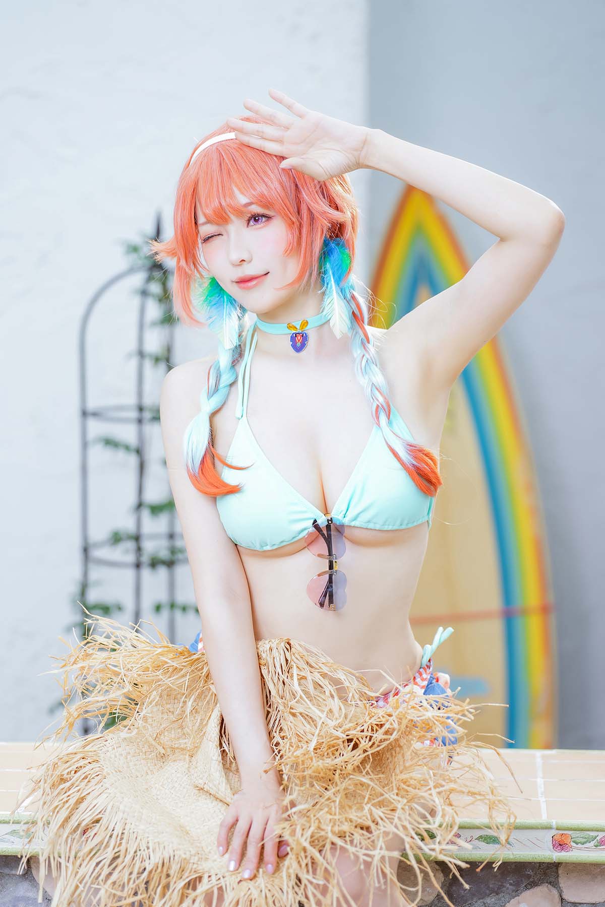 Ely_eee(ElyEE子) – Summer Kiara Cosplay-第1张