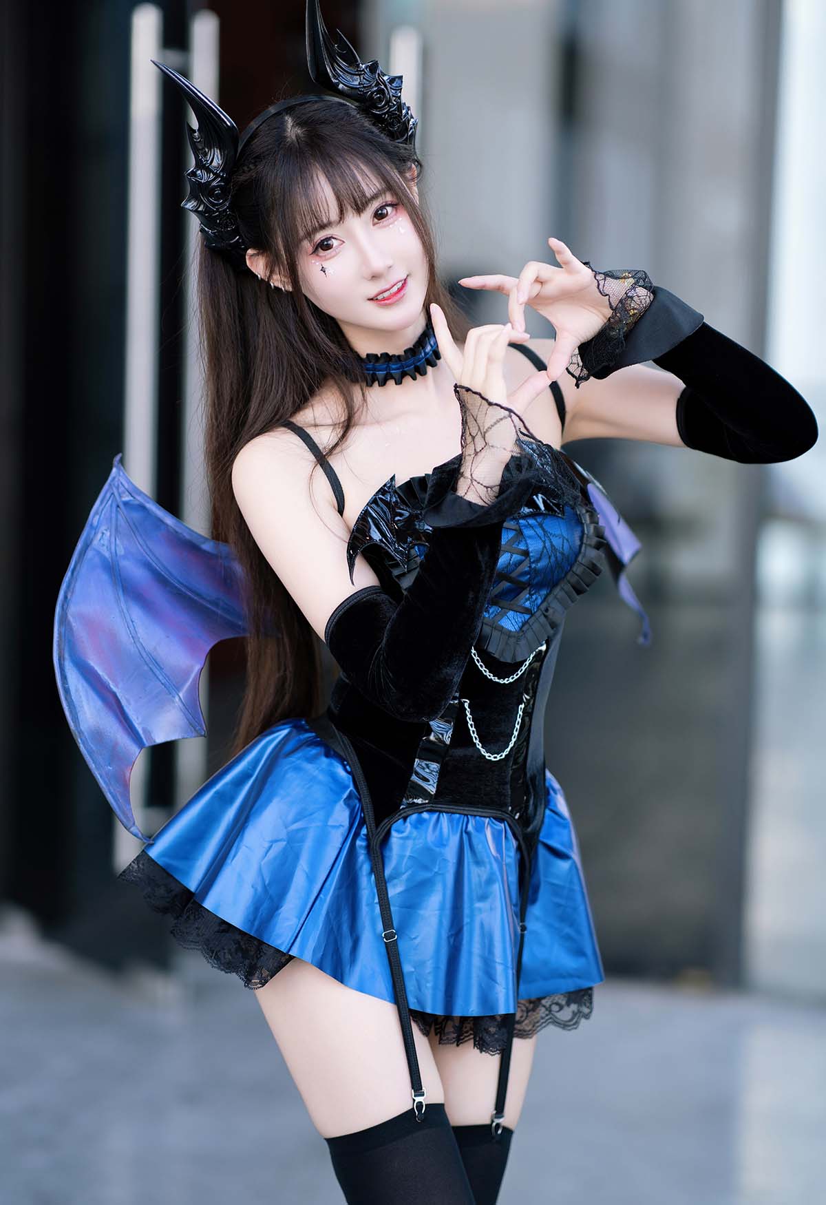 羽生三未图集 – 小恶魔 漫展返图 Cosplay-第1张