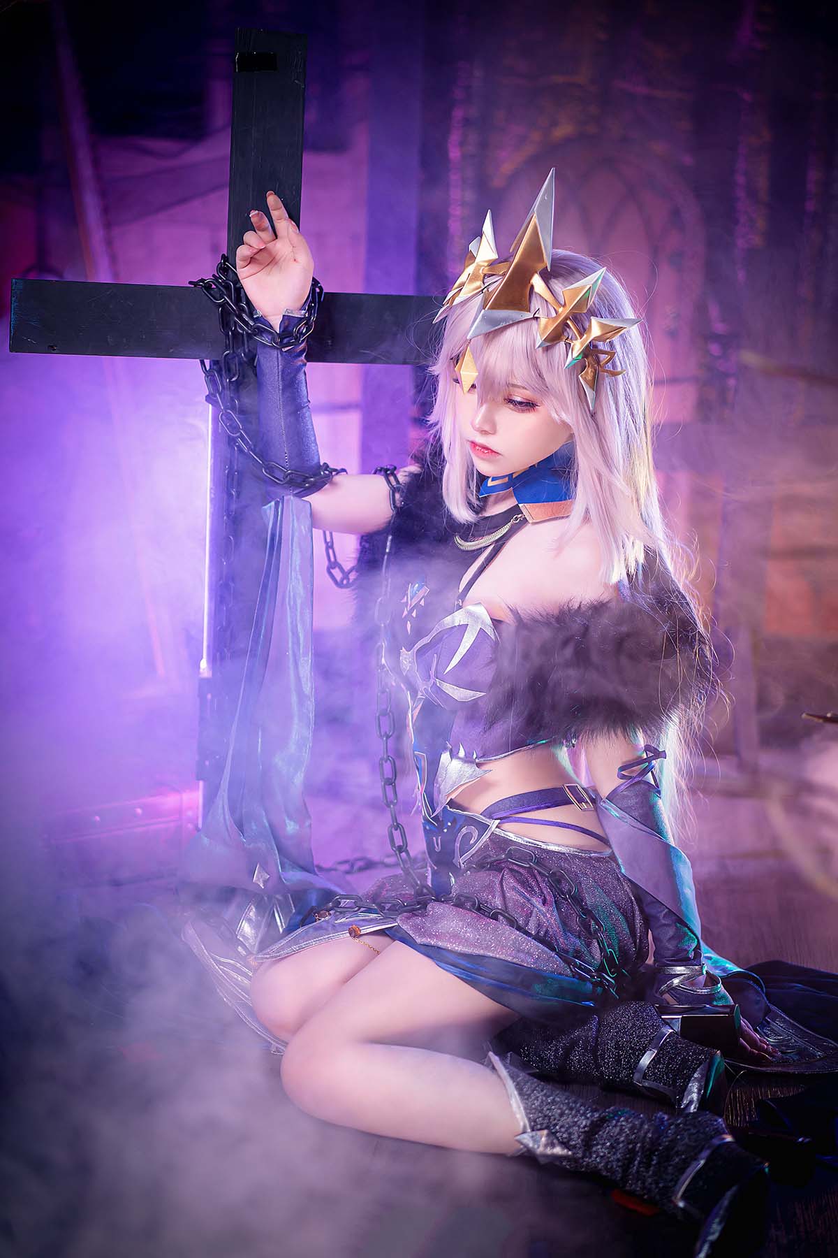 六二二同学 – 方舟圣女 Cosplay-第1张