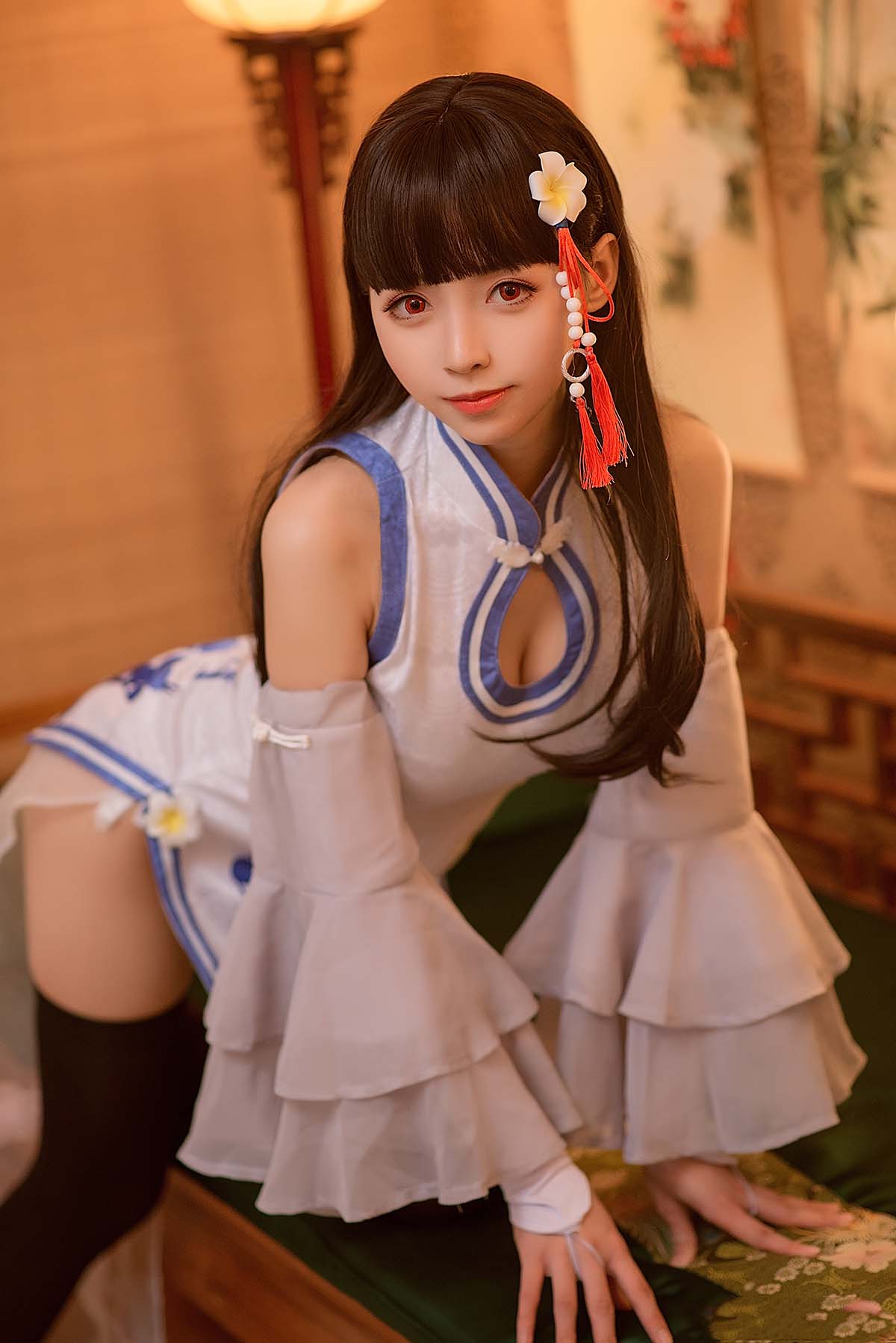 大大卷卷小卷 – 碧蓝航线逸仙&英雄联盟阿狸 Cosplay-第1张