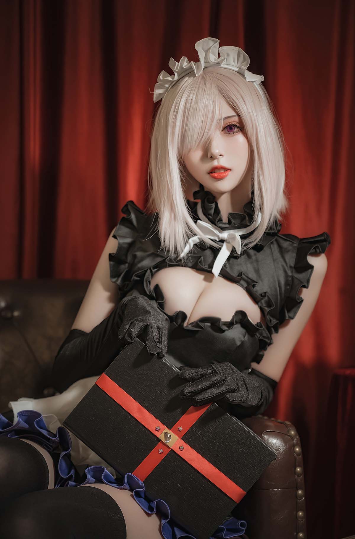虫皿虫皿 – 玛修女仆 Cosplay-第1张