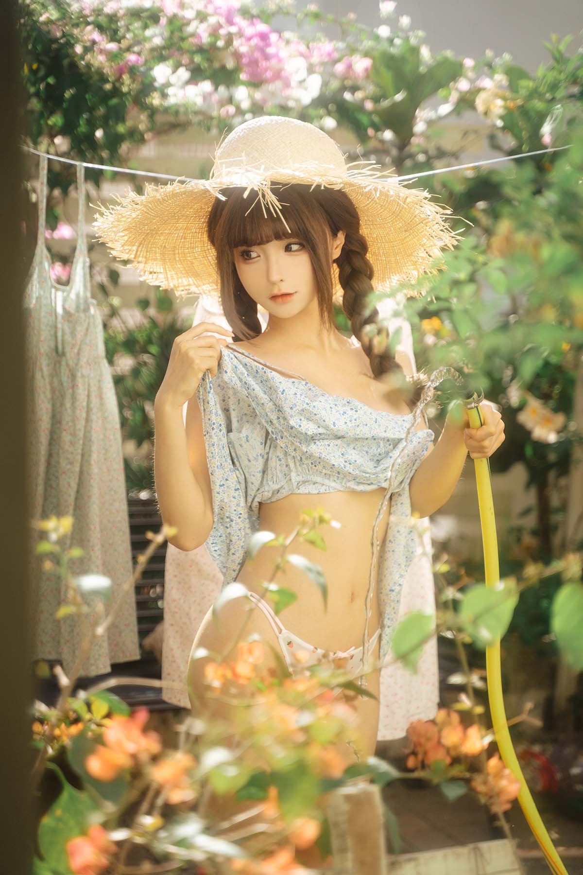 蠢沫沫 – 晾衣服 Cosplay-第1张