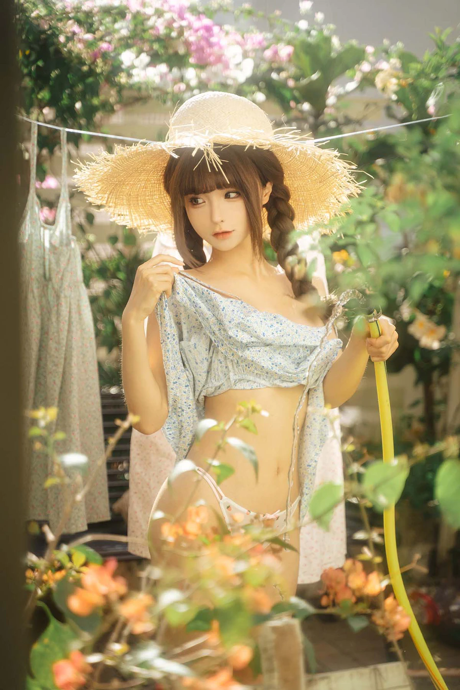 蠢沫沫 – 晾衣服 Cosplay-第1张