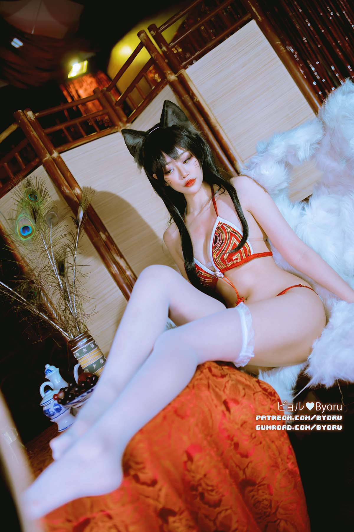 日本性感萝莉Byoru – 阿狸 Cosplay-第1张
