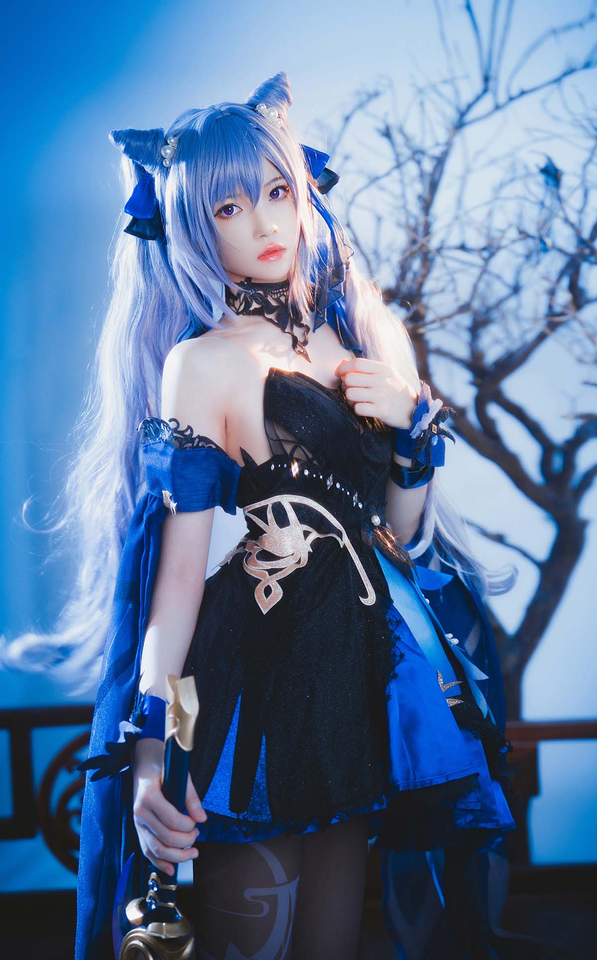 桜桃喵 – 刻晴 Cosplay-第1张