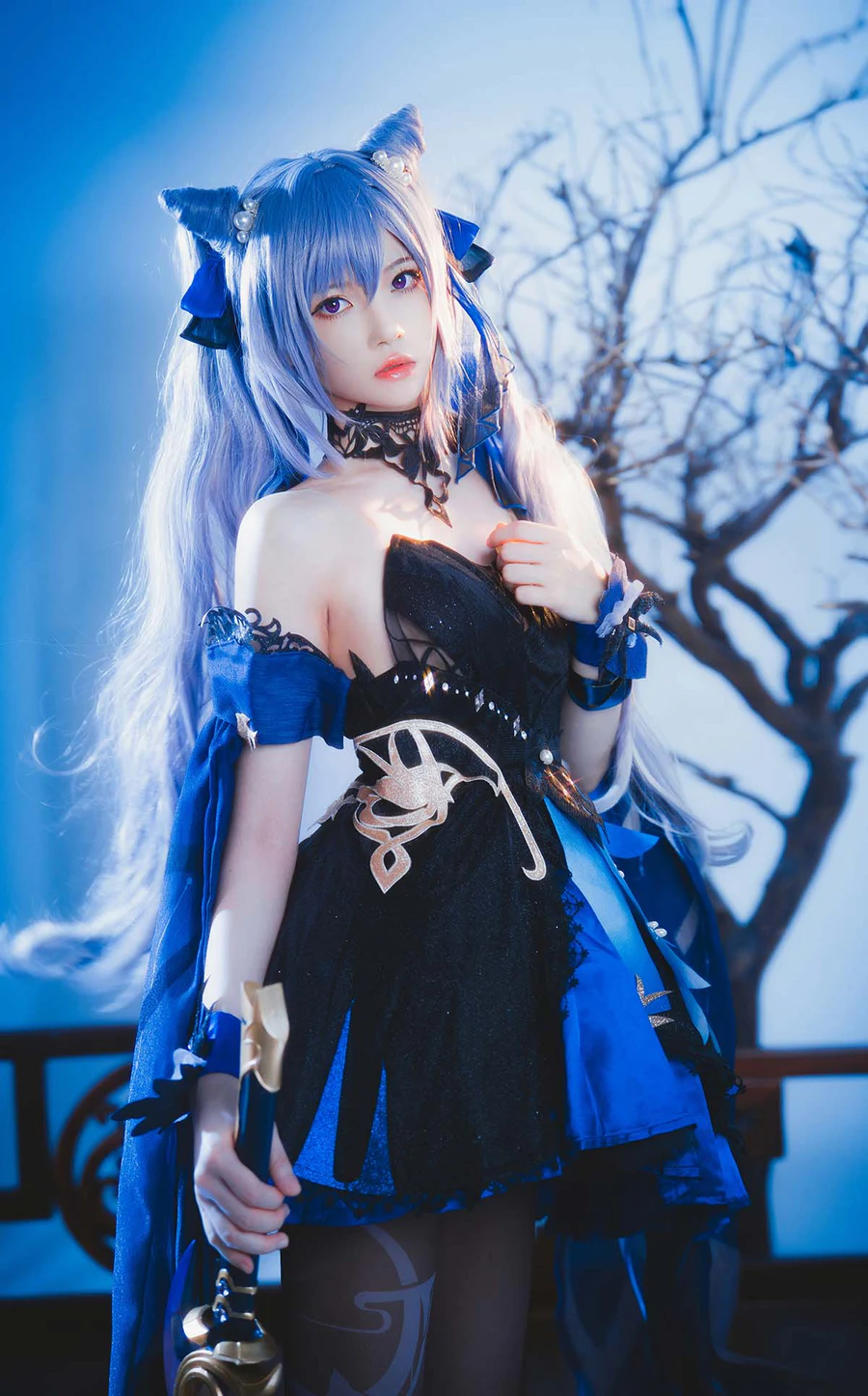 桜桃喵 – 刻晴 Cosplay-第1张