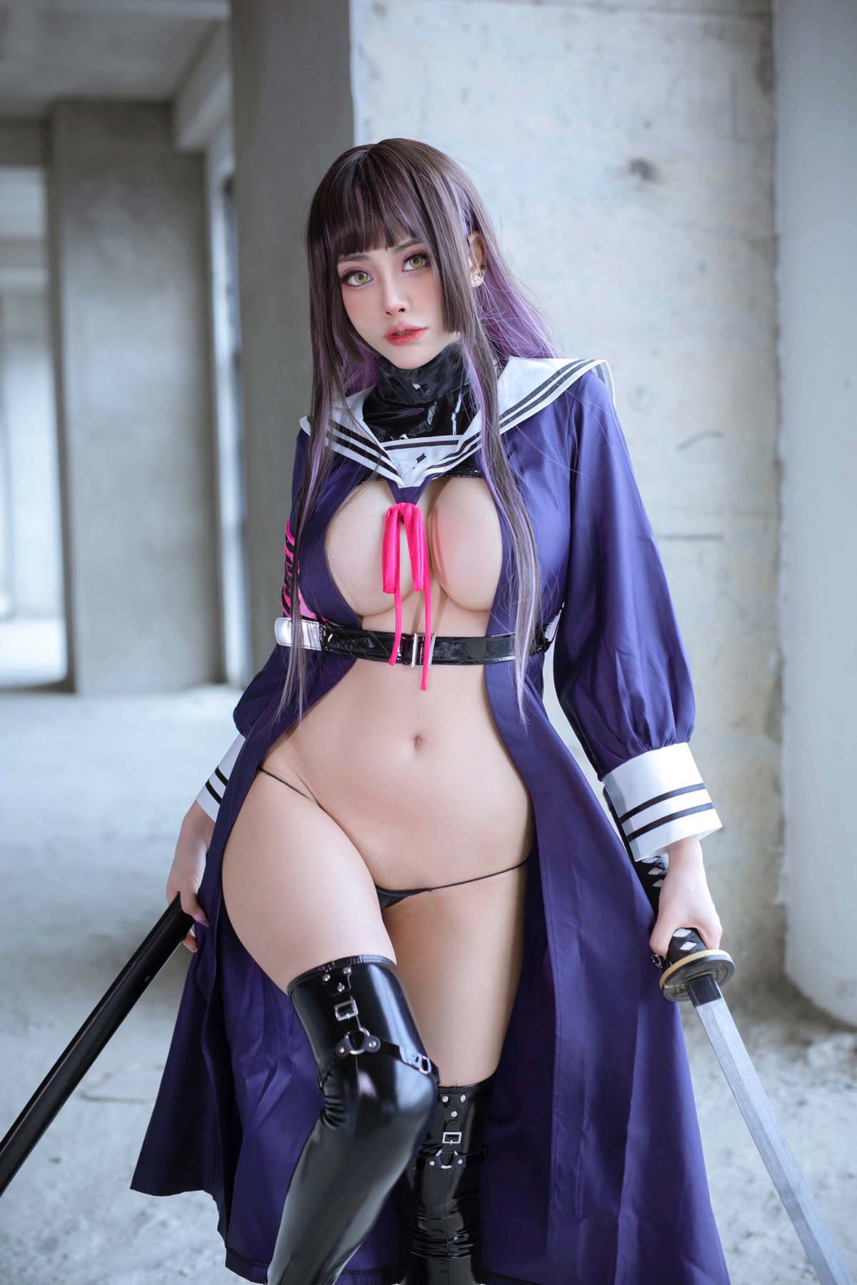 日本性感萝莉Byoru – Discipline Chan Cosplay-第1张